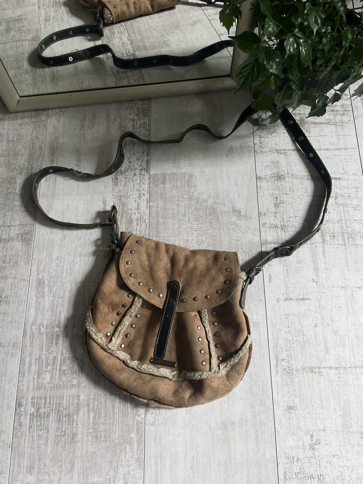Guess Vintage Guess Leather Bag Archive 90's Avant Garde Y2K