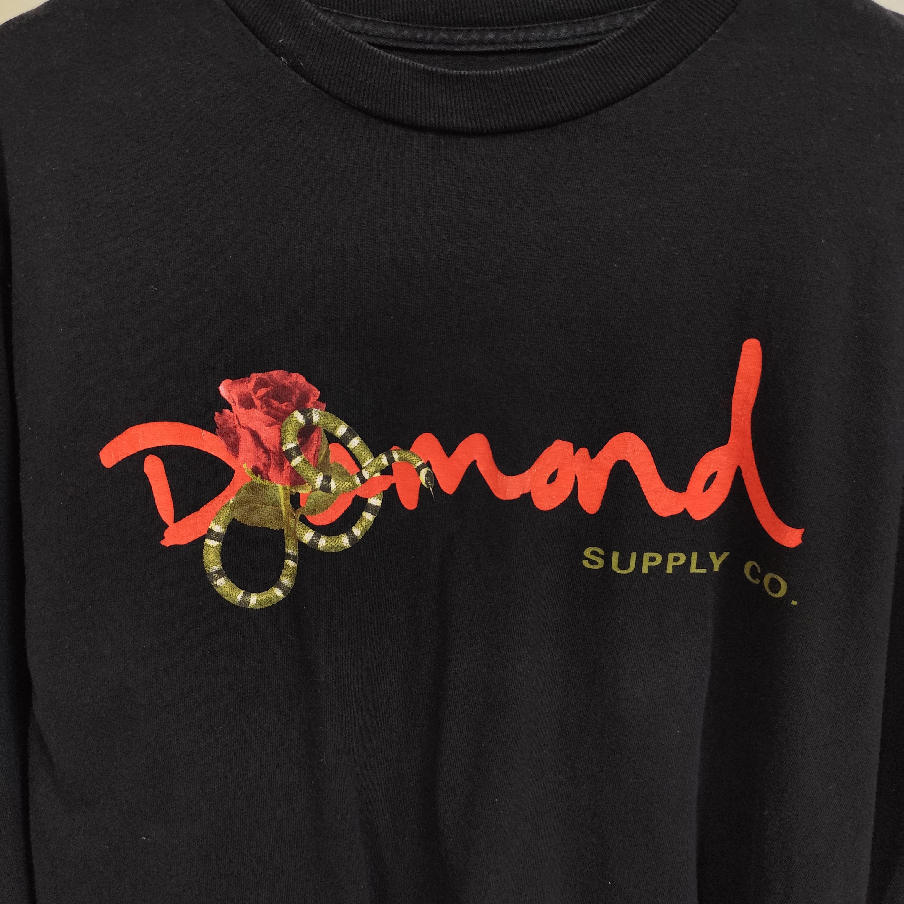 Diamond Supply Co. 🌹DIAMOND SUPPLY CO LONG SLEEVE T-SHIRT🐍 Size US M / EU 48-50 / 2 - 2 Thumbnail