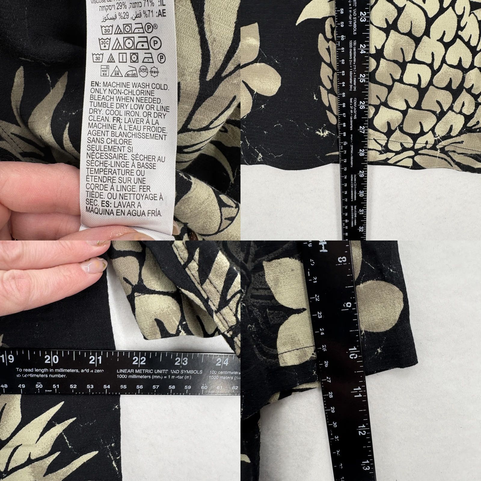 Quiksilver Quiksilver Waterman Shirt Mens Small Black Pineapple Bay Hawaiian Aloha Surf NWT Size US S / EU 44-46 / 1 - 8 Thumbnail