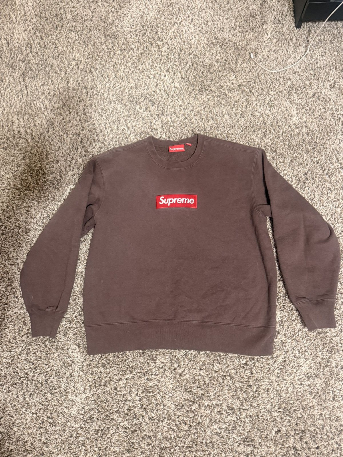 Supreme Supreme box logo crewneck (FW22) Size US M / EU 48-50 / 2 - 1 Thumbnail