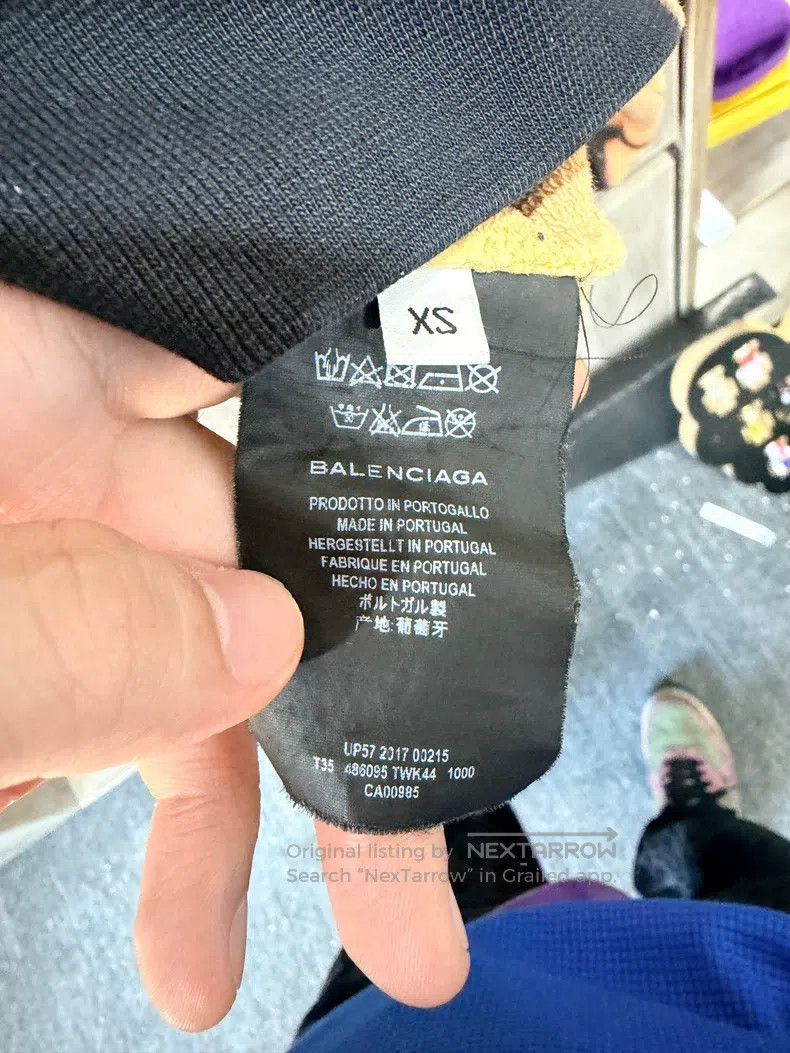 Balenciaga Balenciaga Tie-Dye Rendered Homme Hoodie Size US XS / EU 42 / 0 - 5 Thumbnail