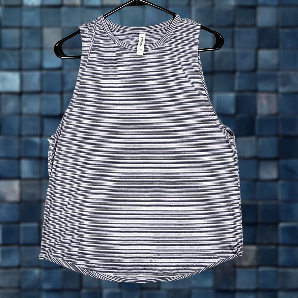 Athleta Athleta Tank Women’s Purple Striped Workout Size S Regular? Size S / US 4 / IT 40 - 1 Thumbnail