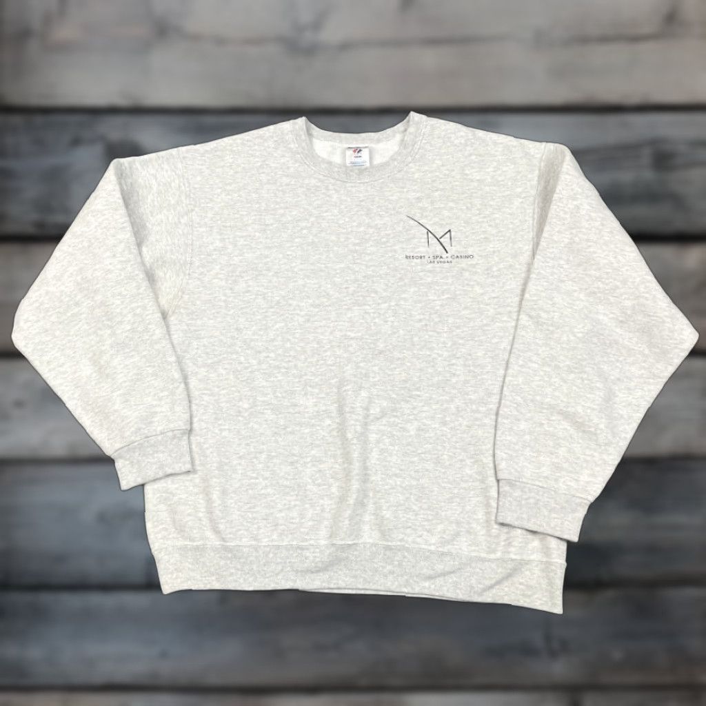 Jerzees VINTAGE Las Vegas M Resort Spa Casino Gray Sweatshirt Logo Pullover Men Large 50-50 Cotton-Polyester Jerzees Size US L / EU 52-54 / 3 - 1 Thumbnail