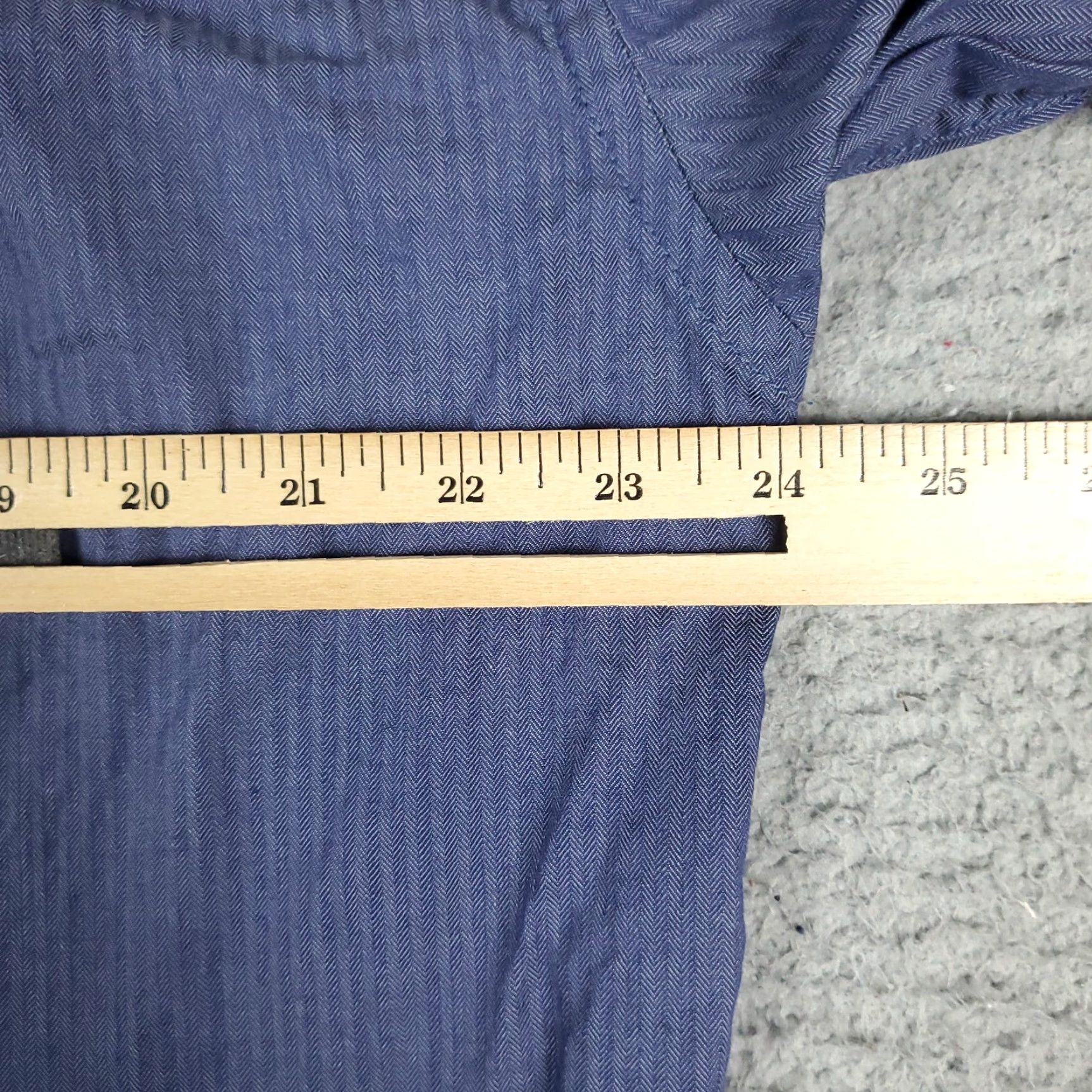 Tommy Hilfiger Tommy Hilfiger Shirt Mens Large 16 Blue Striped Button Up Long Sleeve - Classic Colorful Modern Preppy Business Casual Formal Workwear Size US L / EU 52-54 / 3 - 5 Thumbnail