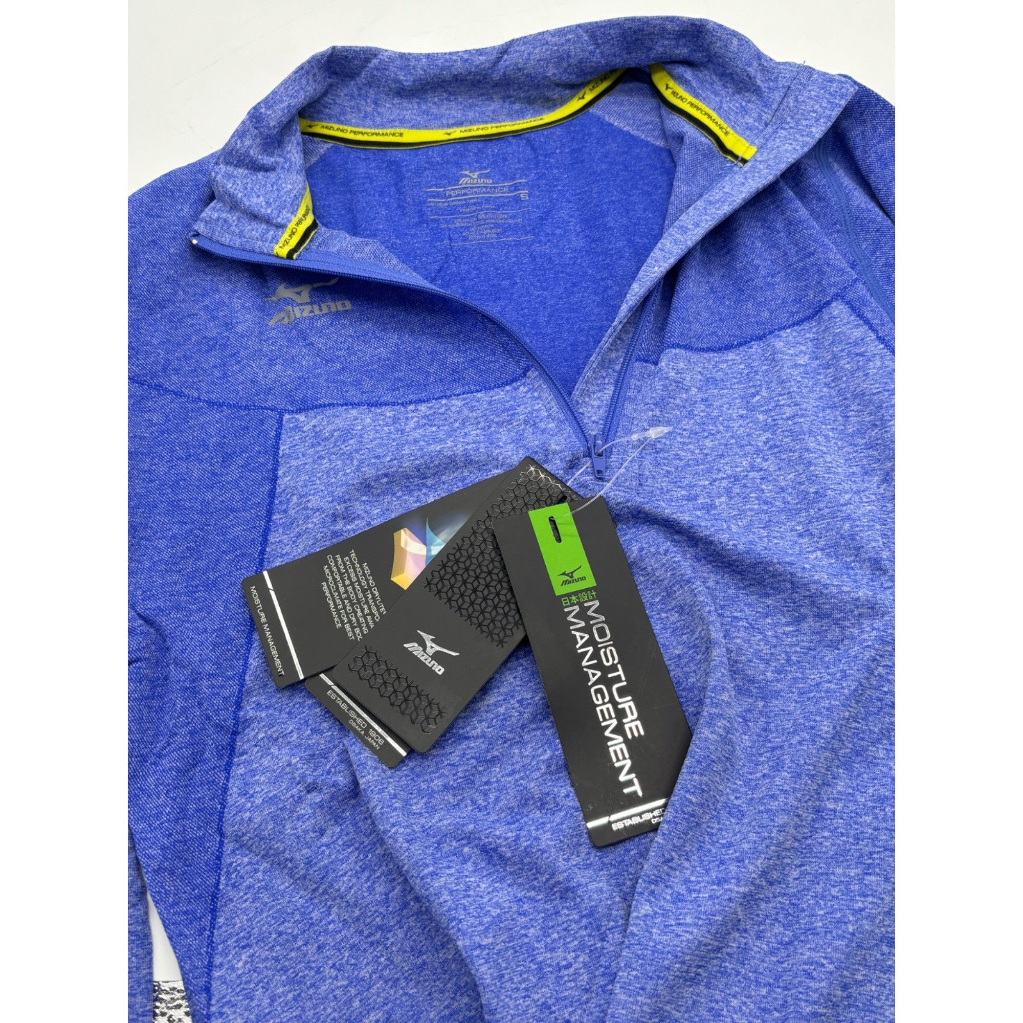 Mizuno Mizuno Women's Seamless 1/4 Zip Volleyball Jacket, Heathered Size S / US 4 / IT 40 - 6 Thumbnail