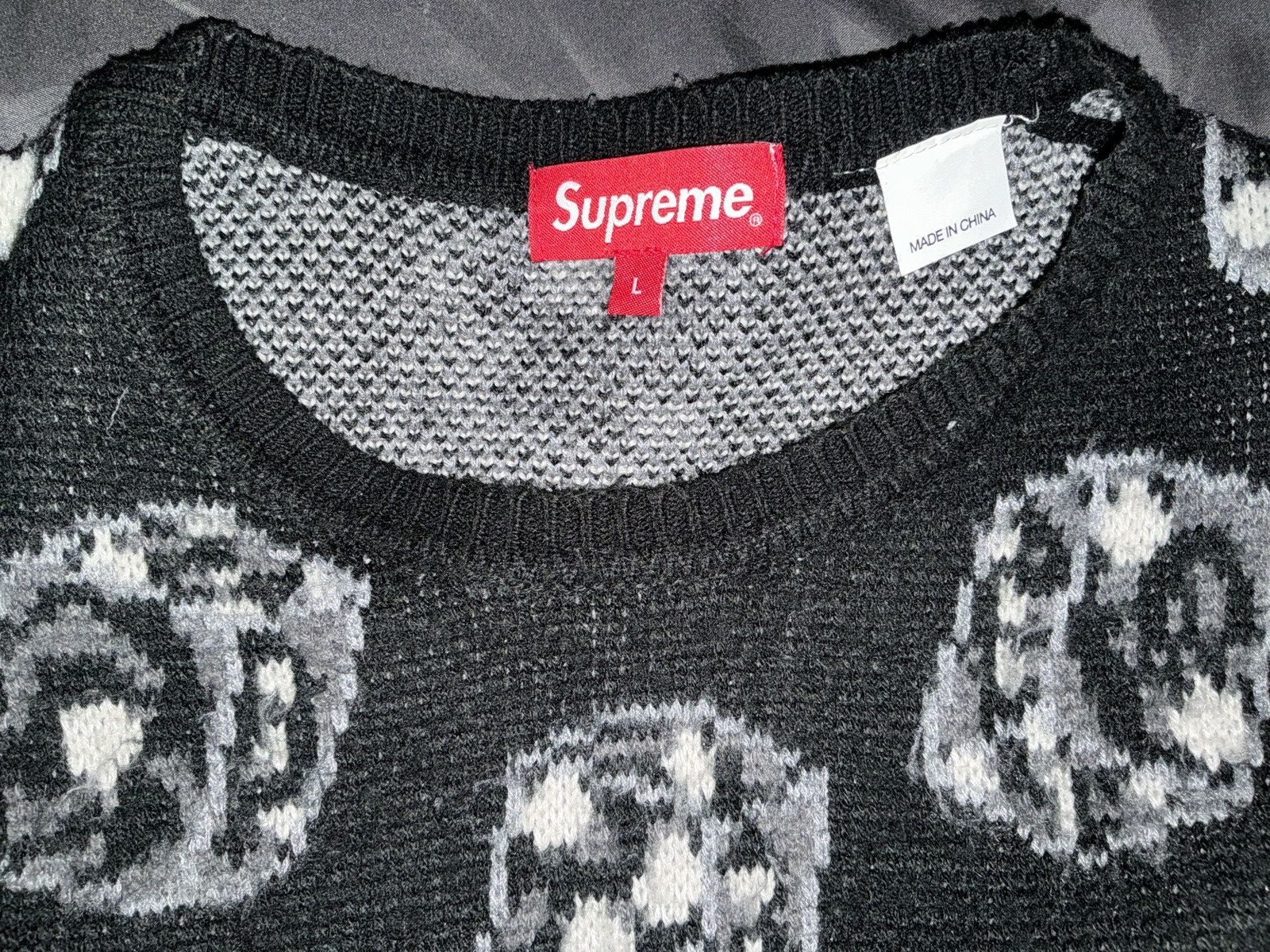 Supreme Supreme Dice Sweater Black - Size L Size US L / EU 52-54 / 3 - 3 Thumbnail