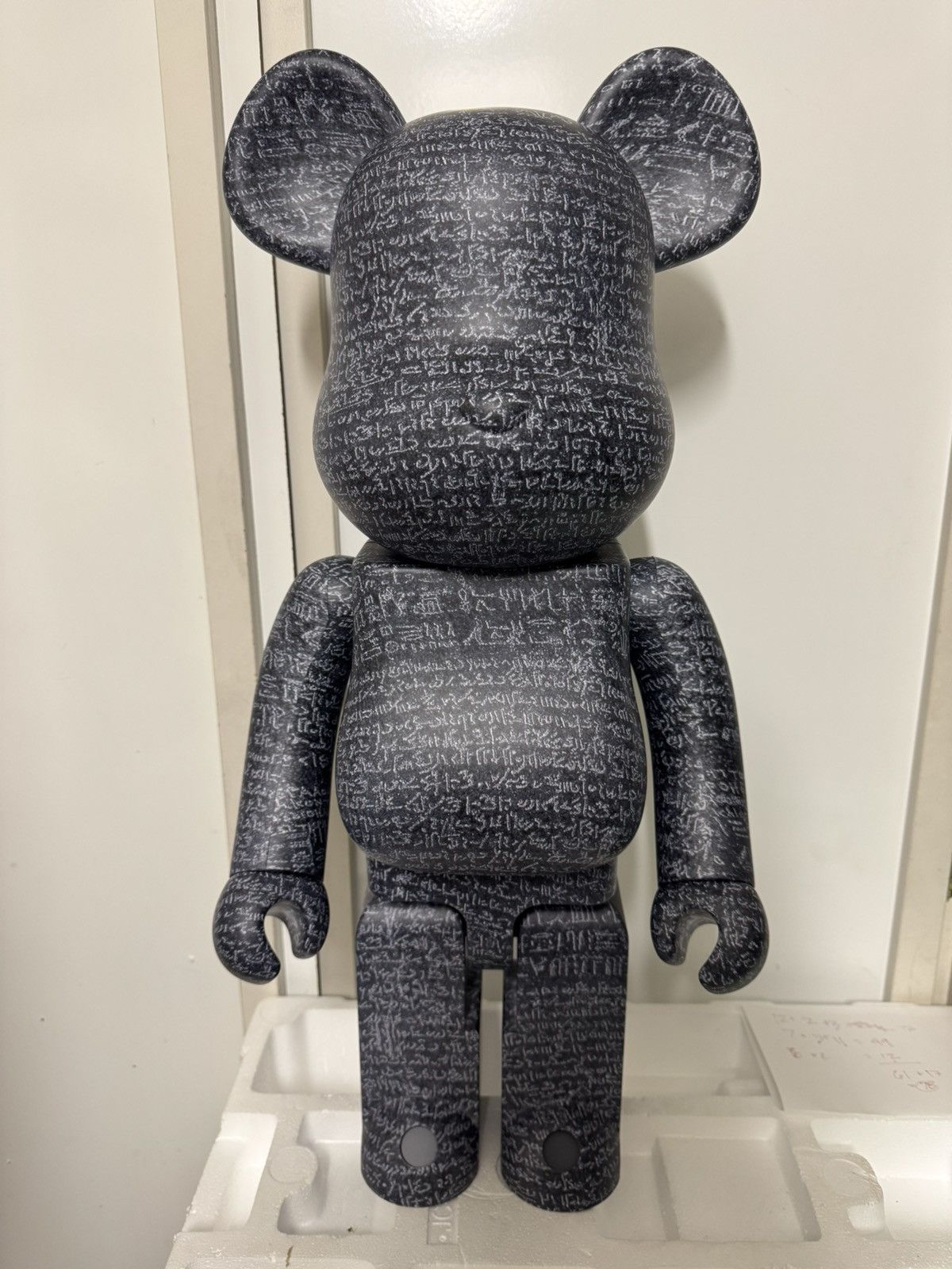 Medicom Toy Bearbrick 1000% British Museum Rosetta Stone Figure No Box Size ONE SIZE - 2 Thumbnail
