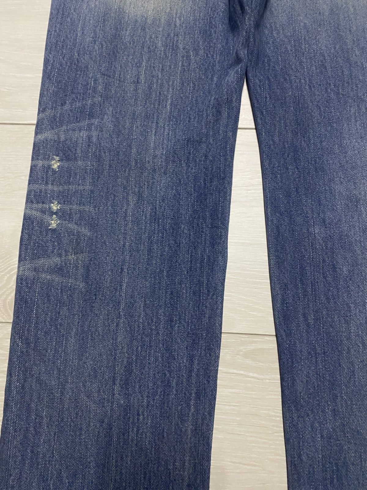 Japanese Brand Vintage Japanese Brand Whisker Distressed Skinny Jeans Size US 32 / EU 48 - 11 Thumbnail