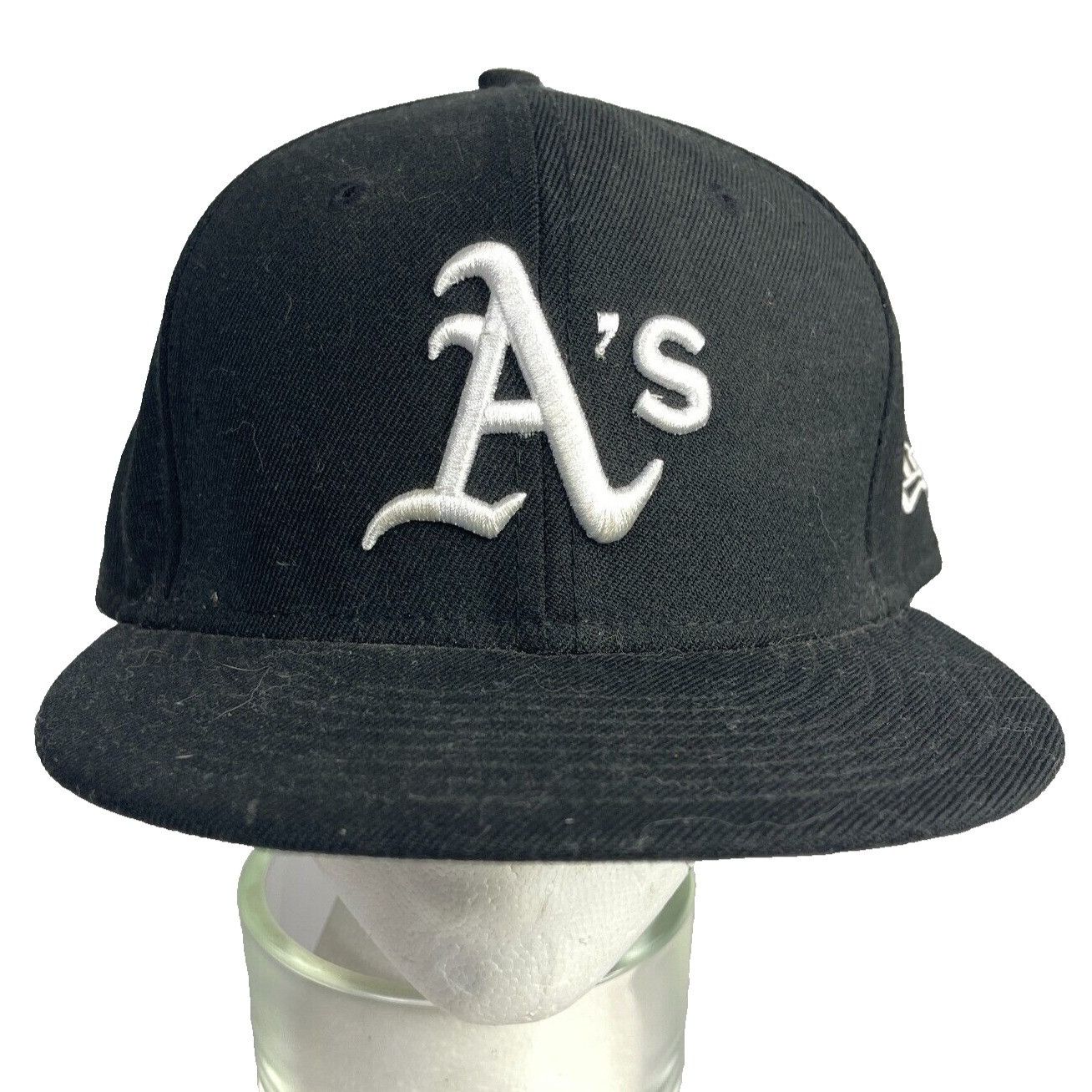 New Era Oakland A's Athletics New Era 7.5 MLB Fitted Baseball Cap In Size 46 - 3 Thumbnail