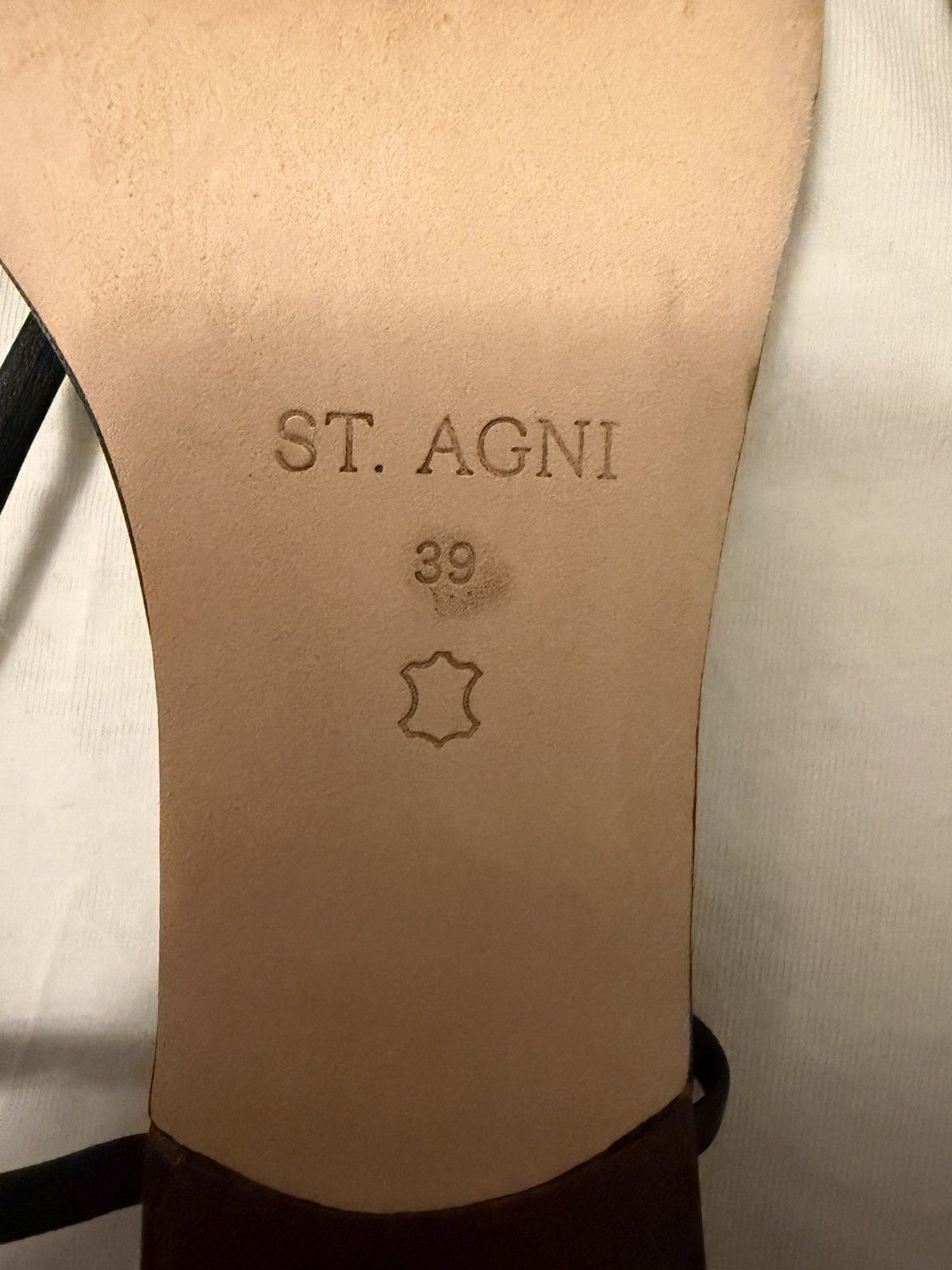 St. Agni St. Agni Leather Sandals Size US 9 / IT 39 - 6 Thumbnail