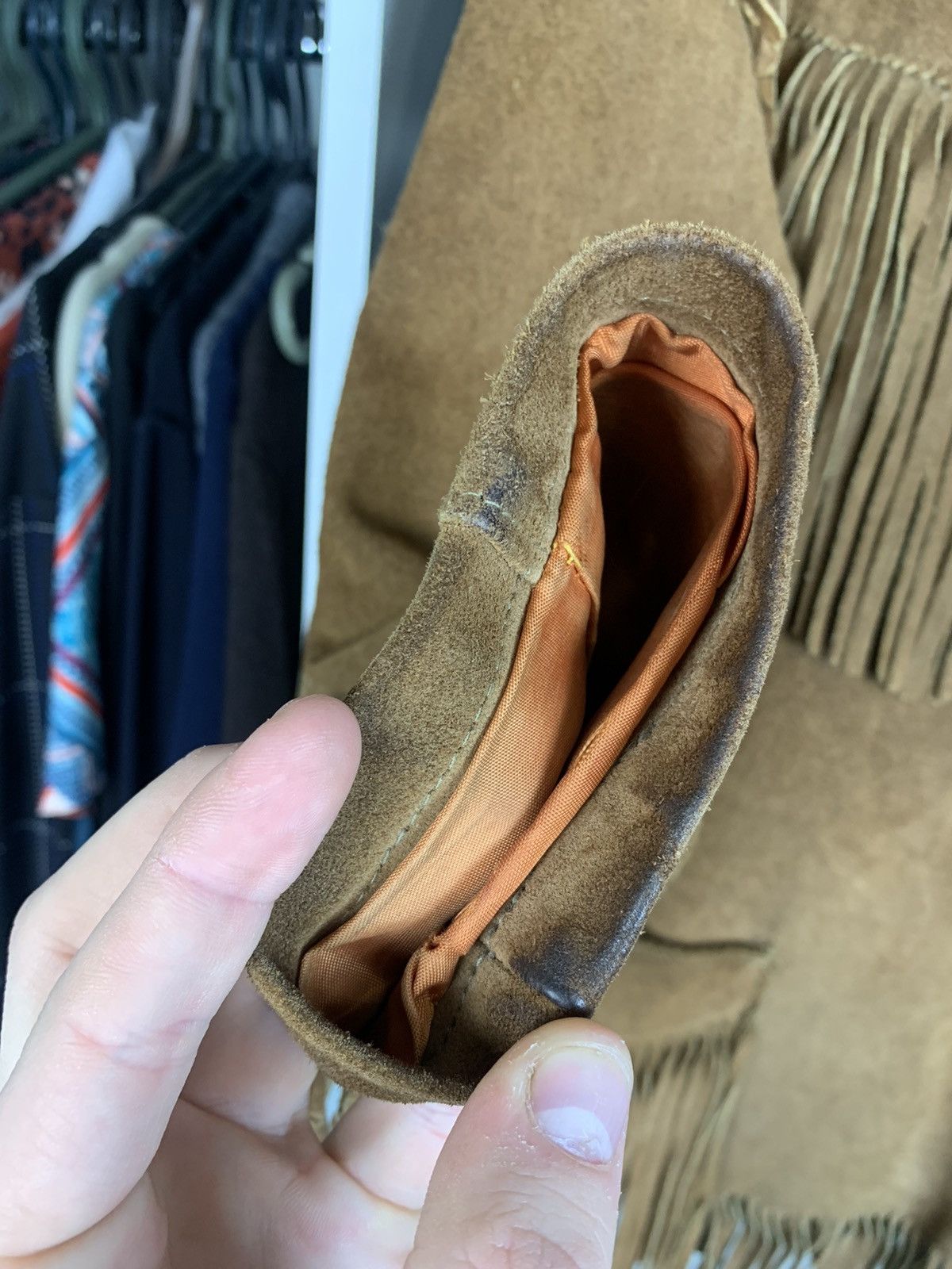 Cowboy Equipment × Vintage Vtg K-Bar-Z Ranchwear by Pyramid Cowboy Flanged Suede Jacket Size US L / EU 52-54 / 3 - 7 Thumbnail