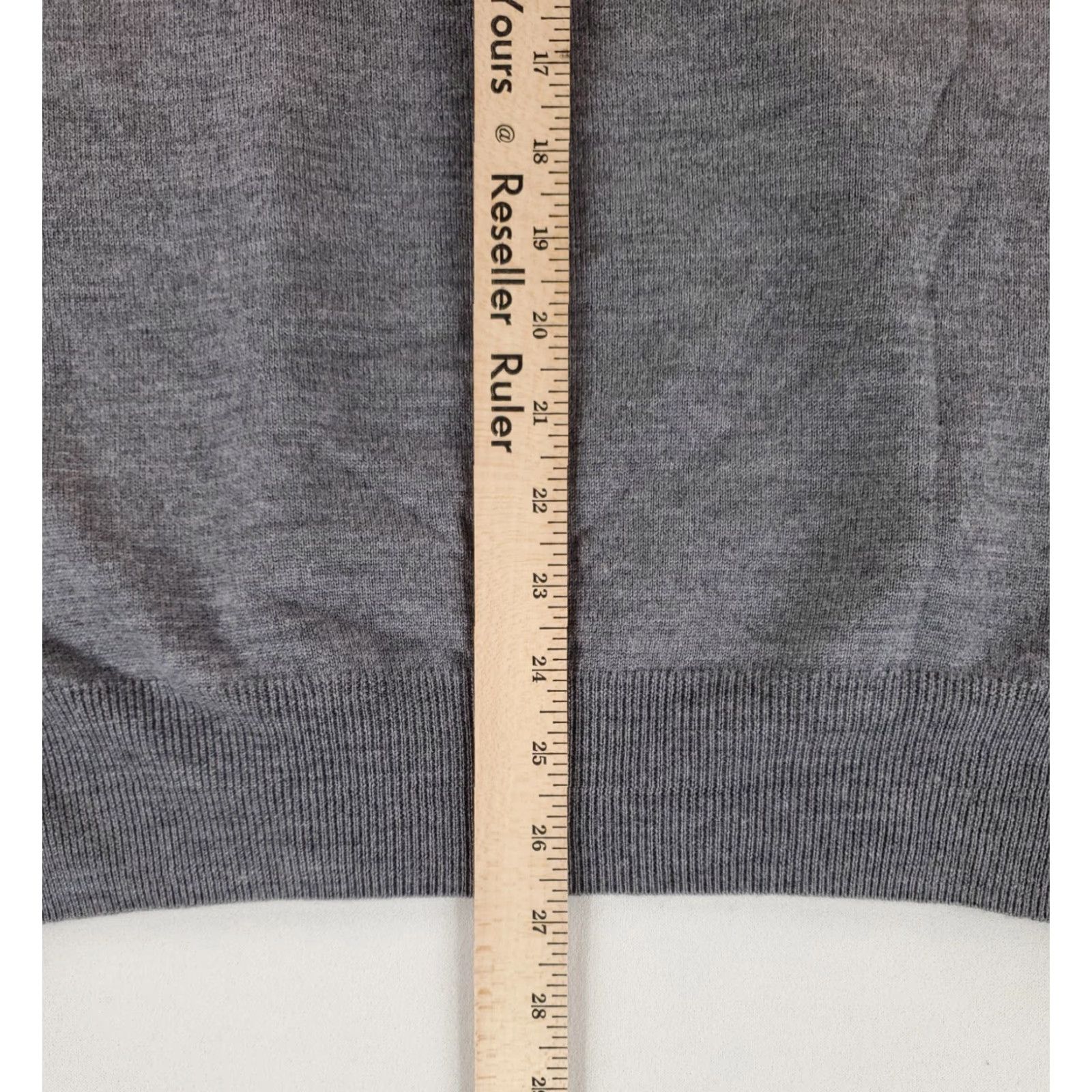 Peter Millar Peter Millar Crown Soft 100% Merino Wool 1/4 Zip Pullover Sweater Gray Mens L Size US L / EU 52-54 / 3 - 5 Thumbnail