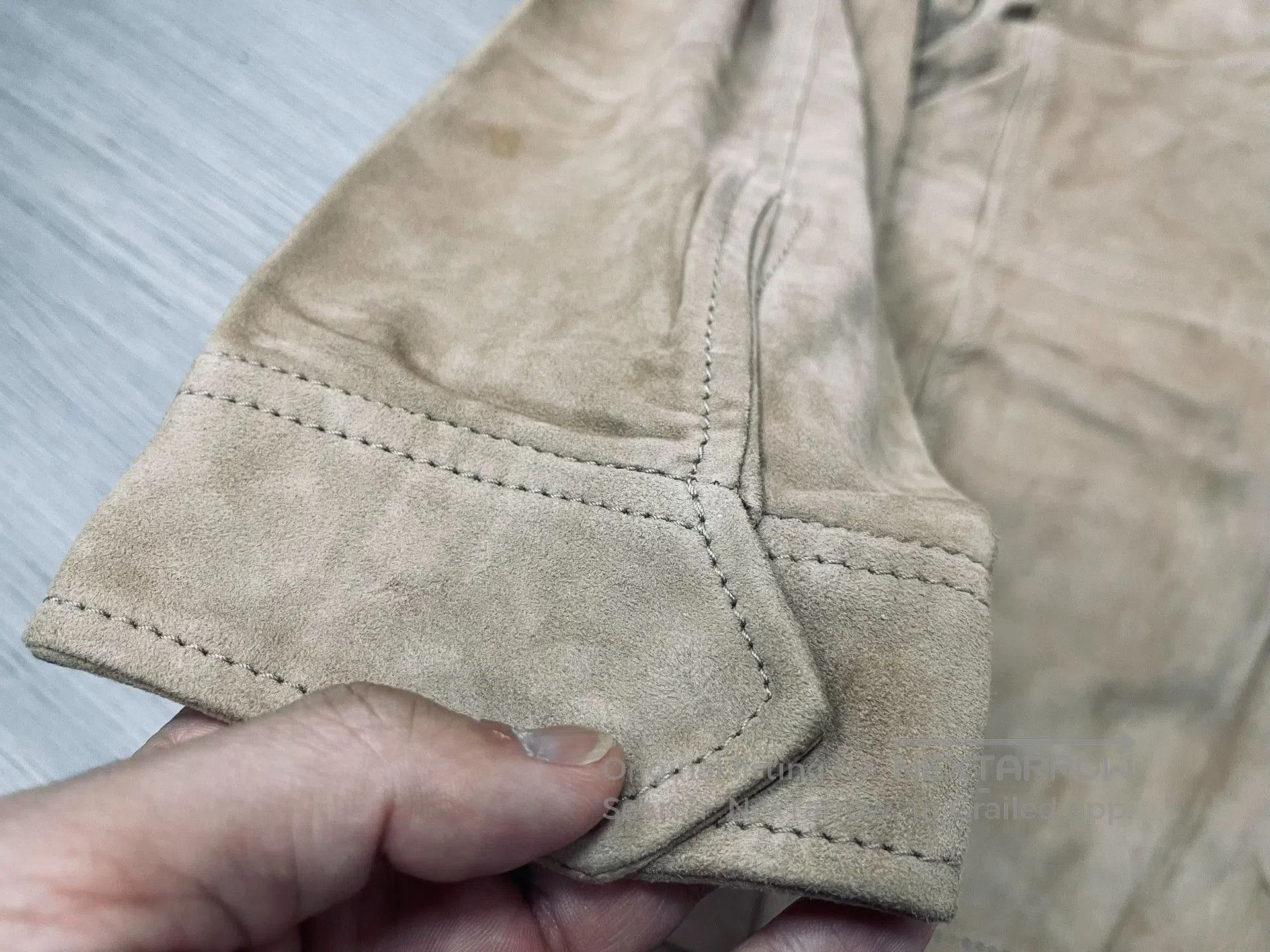 Ziggy Chen Italian Suede Safari Jacket. Size US L / EU 52-54 / 3 - 6 Thumbnail