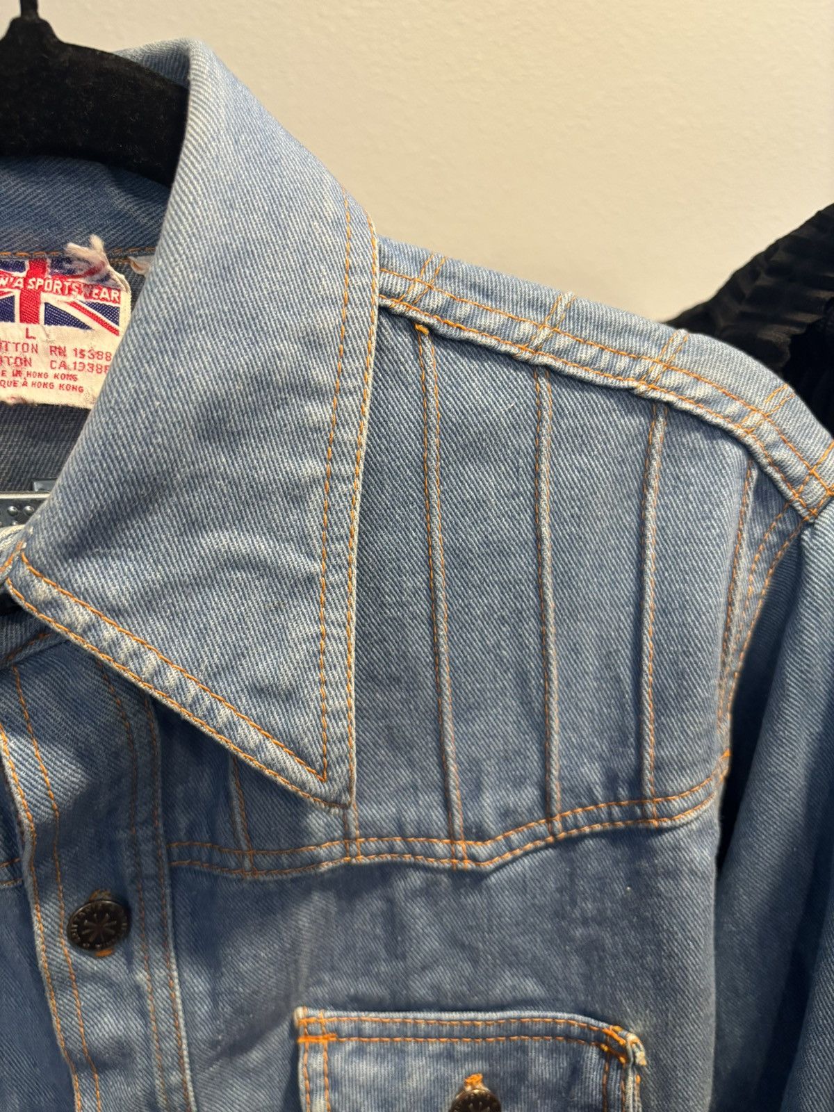 Japanese Brand BRITTANIA SPORTSWEAR Western Denim Jacket (L) 🇬🇧 Size US L / EU 52-54 / 3 - 5 Thumbnail