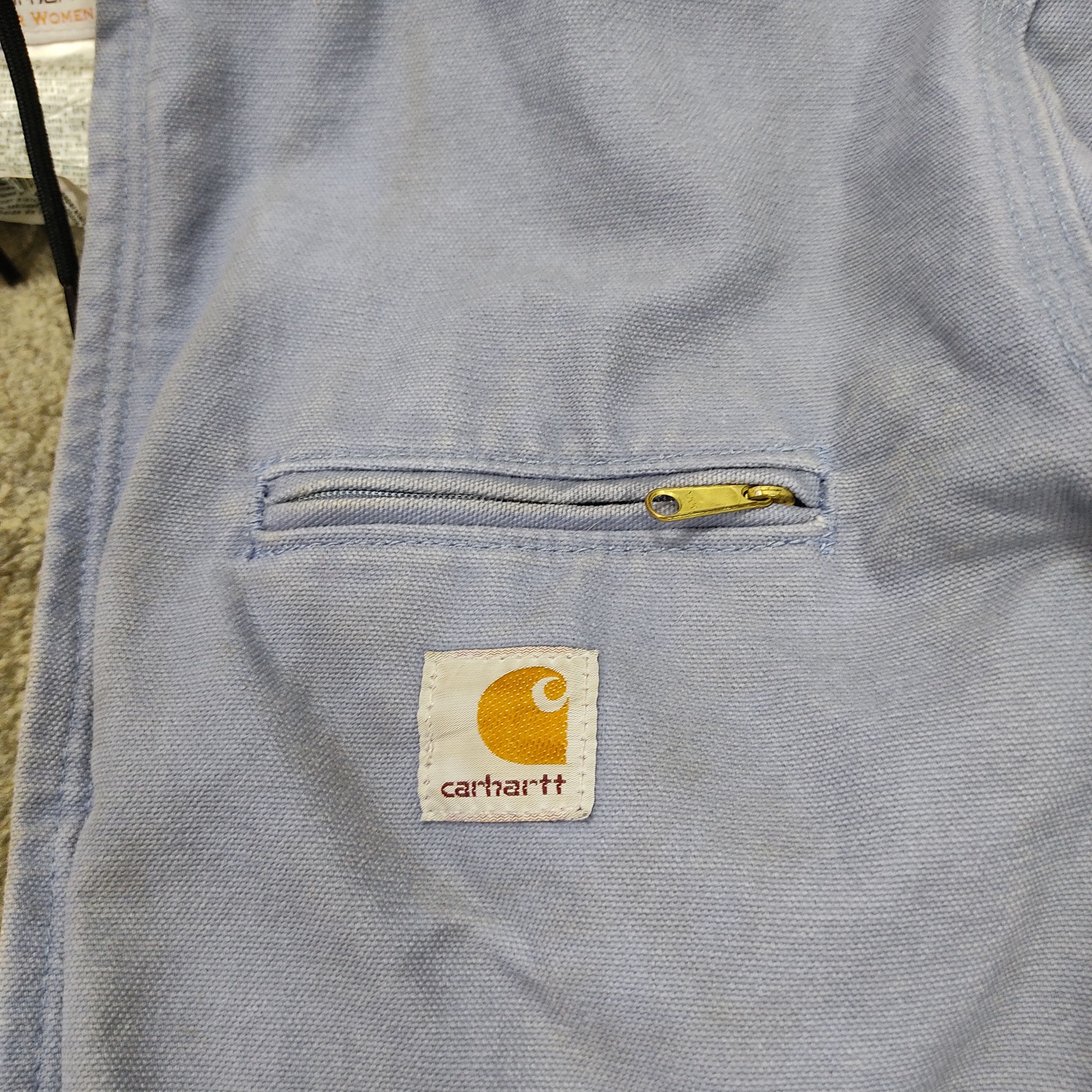 Carhartt CARHARTT Sherpa Lined Cropped Zipper Hooded Jacket Size L / US 10 / IT 46 - 10 Thumbnail