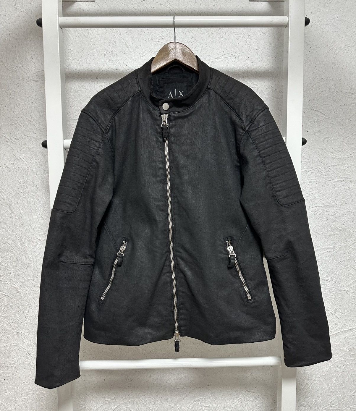 Armani Exchange Armani Exchange Men’s Jacket Size XL Avant Garde Distressed Size US XL / EU 56 / 4 - 1 Thumbnail