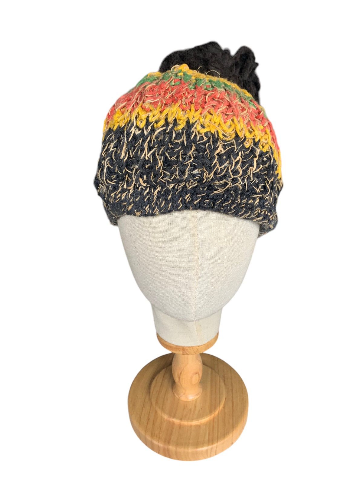 Kapital RARE HIPPIES STYLE 🌈 Amina Rasta Crochet knit Beanie Hats Size ONE SIZE - 13 Thumbnail