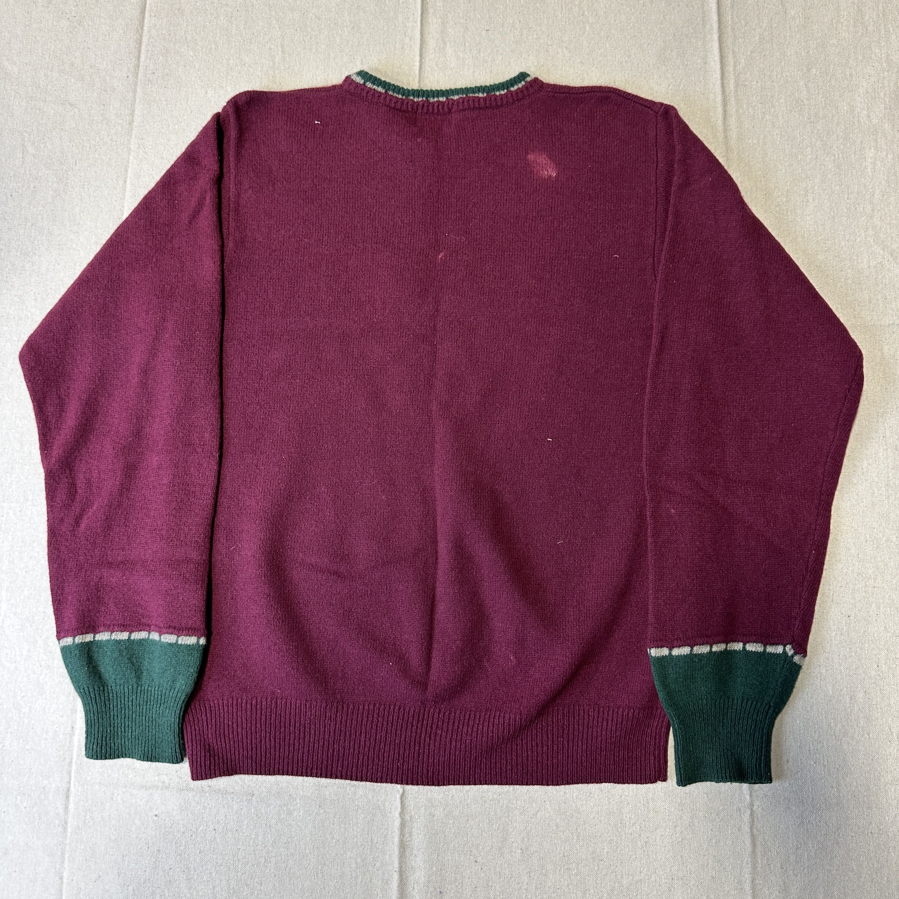 Hang Ten Vintage Hang Ten Embroidered Wool Sweater Size L 80s Size US L / EU 52-54 / 3 - 8 Thumbnail