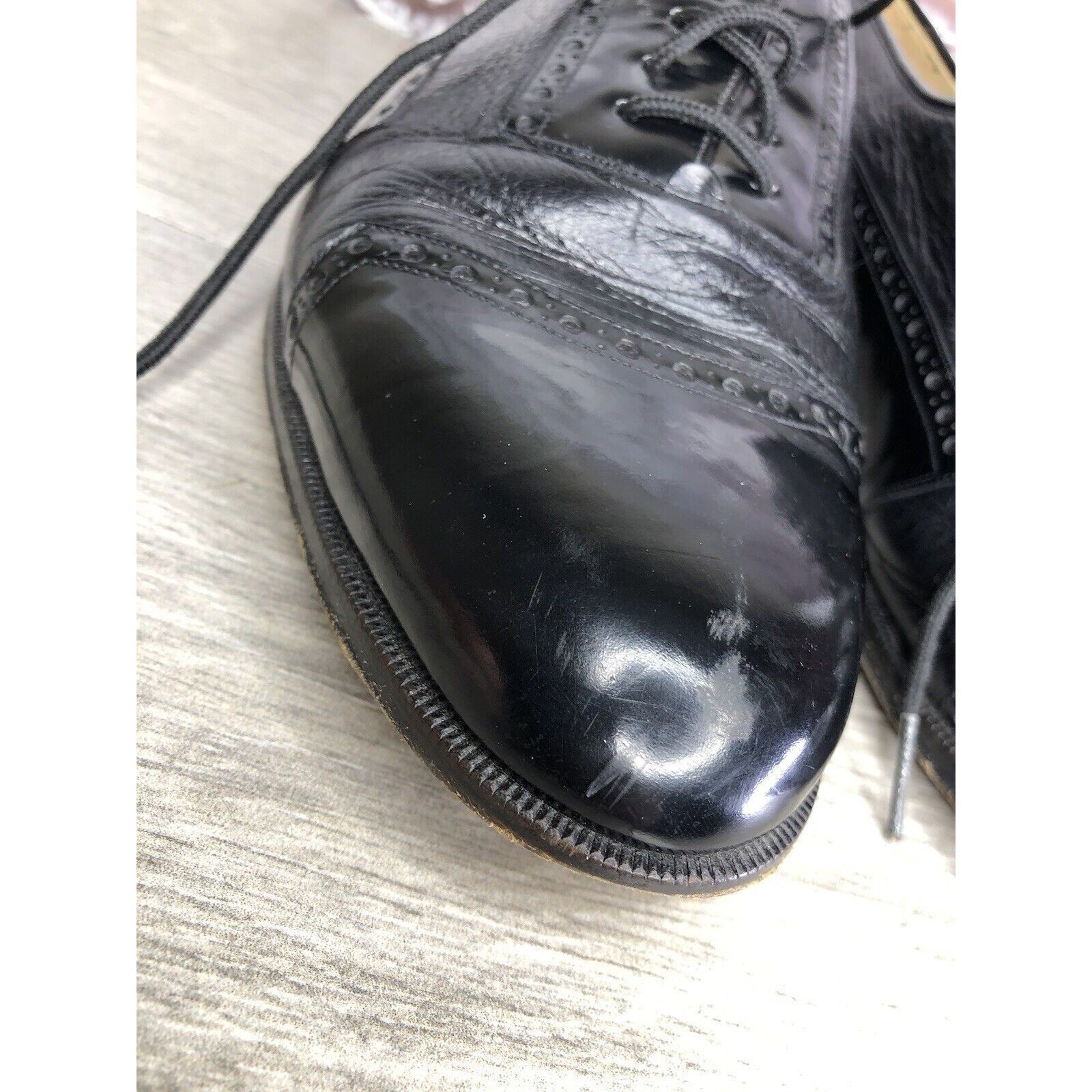 Mezlan Mezlan Cantabria Black Leather Cap Toe Oxfords Dress Shoes M Size US 10 / EU 43 - 13 Thumbnail
