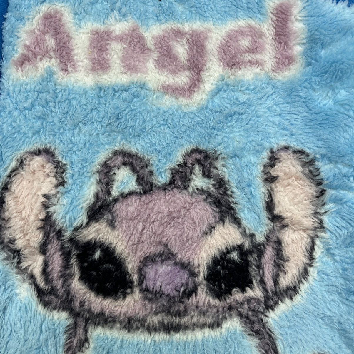 Cartoon Network × Disney × Vintage 2000s Disney Stitch Angel Fleece Vest Size US L / EU 52-54 / 3 - 4 Thumbnail