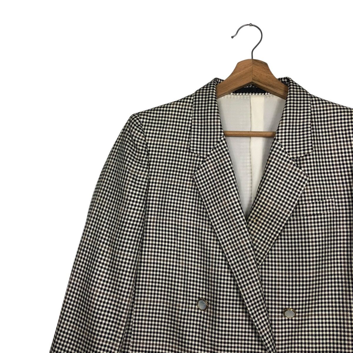 Burberry 🔥VINTAGE COATS JACKET BURBERRYS TARTAN DESIGN DOUBLE BREAST Size US M / EU 48-50 / 2 - 9 Thumbnail