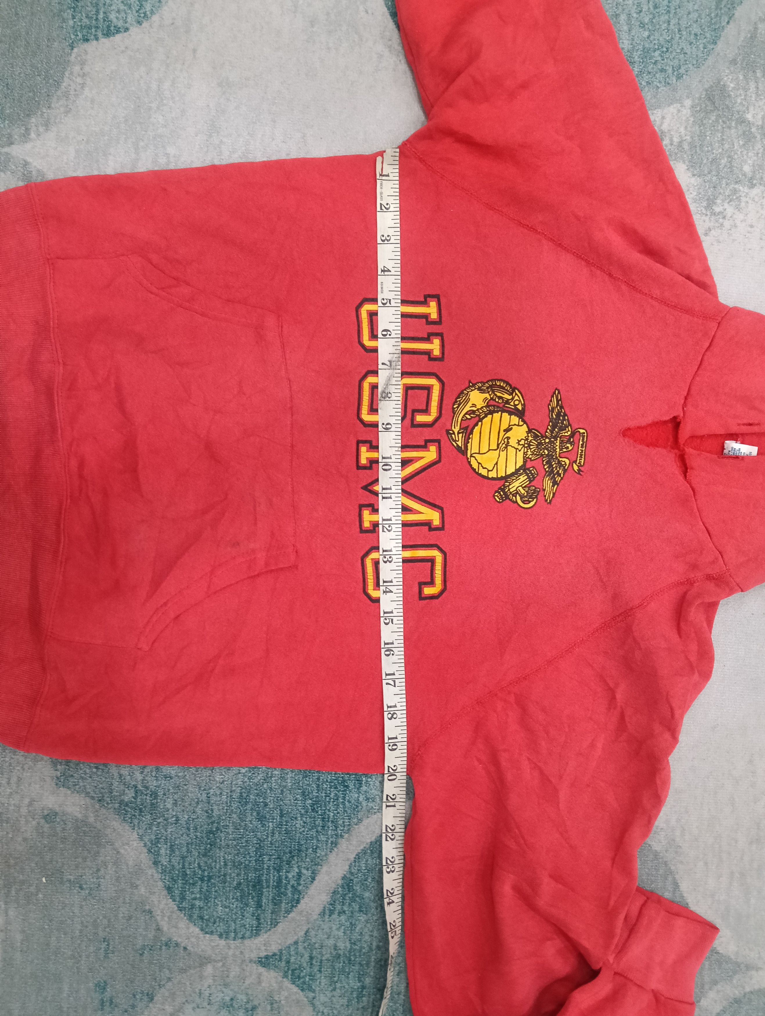 Vintage Vintage 80s USMC Hoodie Size US M / EU 48-50 / 2 - 11 Thumbnail