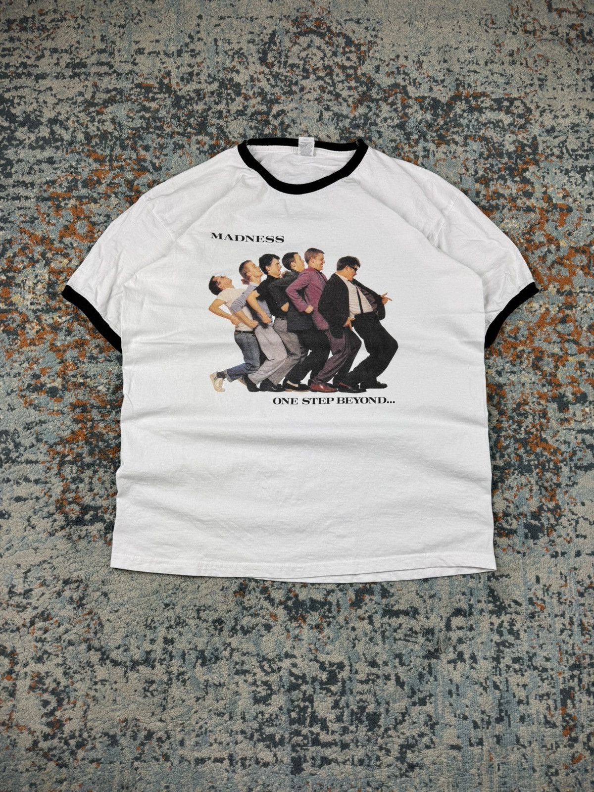 Band Tees Vintage 00s Madness one step beyond graphic ringer tee Size US XL / EU 56 / 4 - 1 Thumbnail