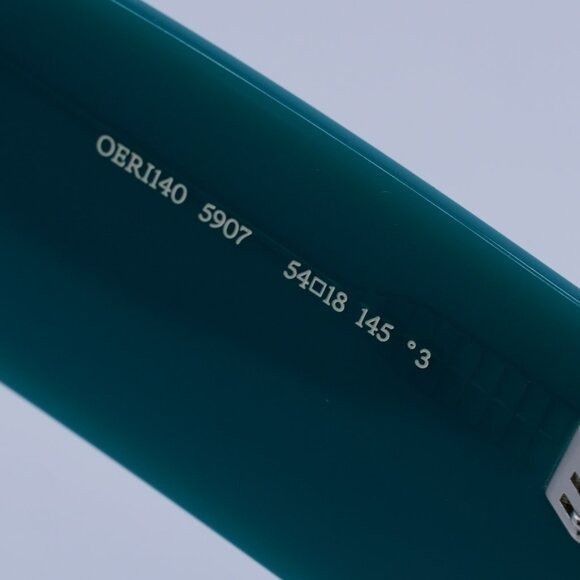 Off-White Off-White OERI140 TROY 5907 Sunglasses Teal Rectangle Frame Size ONE SIZE - 7 Thumbnail