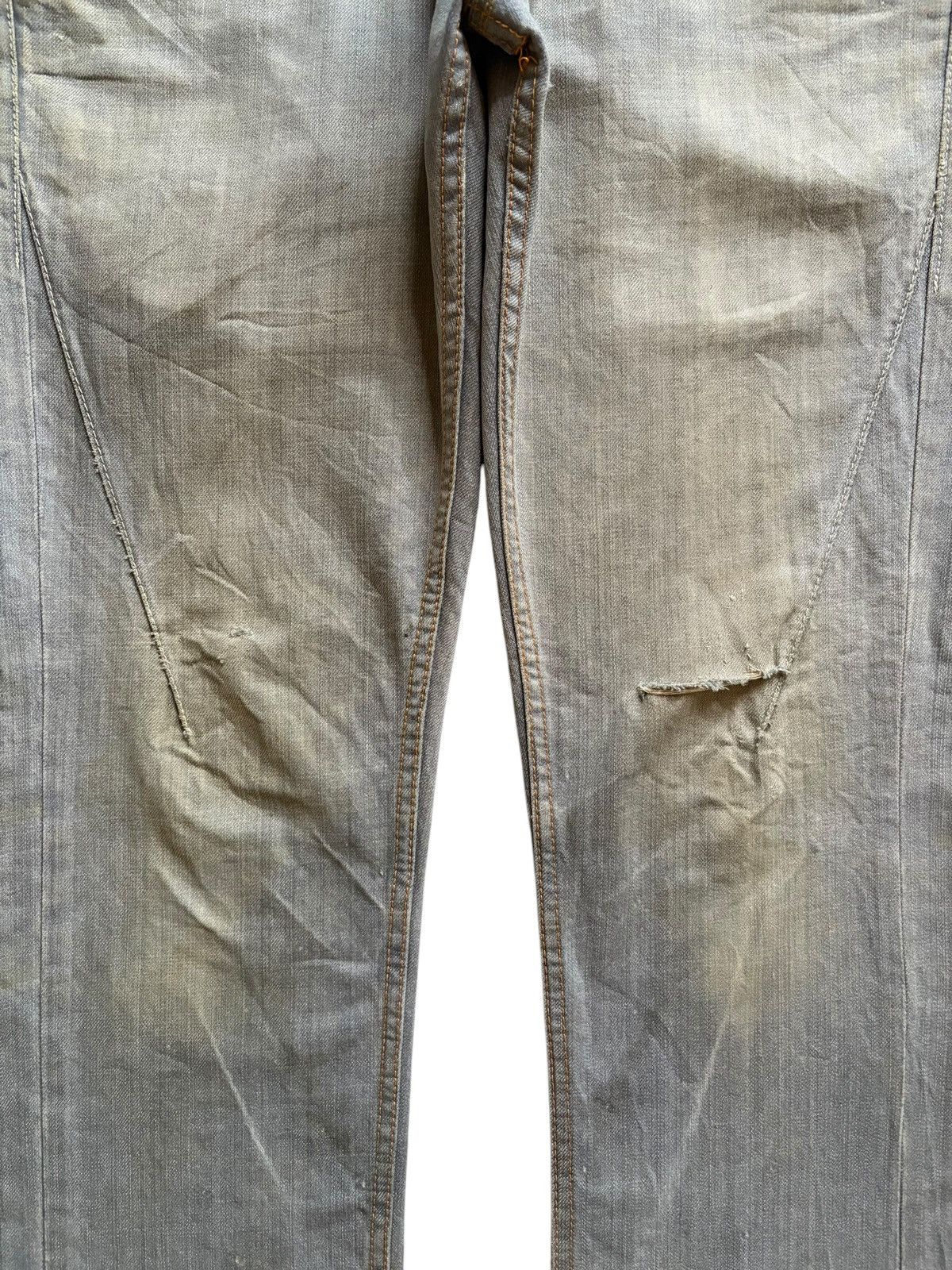 Japanese Brand Vintage Japanese Brand Mud Wash Distressed Flare Jeans Size US 34 / EU 50 - 5 Thumbnail