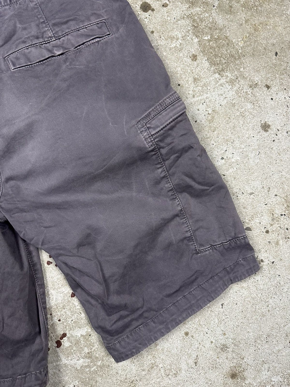 Stone Island Stone Island Type SL Faded Cargo Shorts Size US 30 / EU 46 - 14 Thumbnail