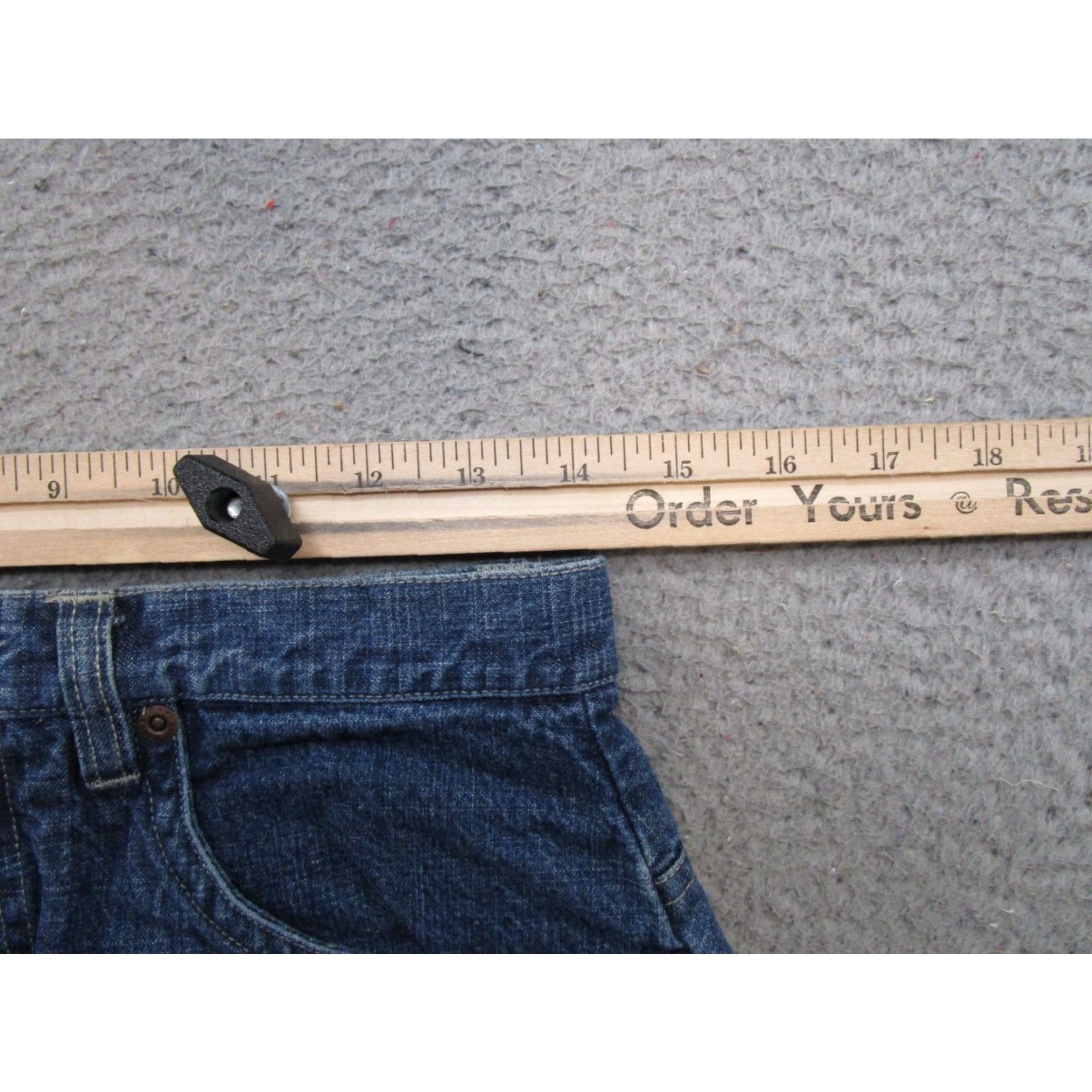 Vintage VINTAGE St Johns Bay Blue Denim Maxi Skirt Size 8M Jean Back Slit Cottage Y2K Size 30" / US 8 / IT 44 - 5 Thumbnail