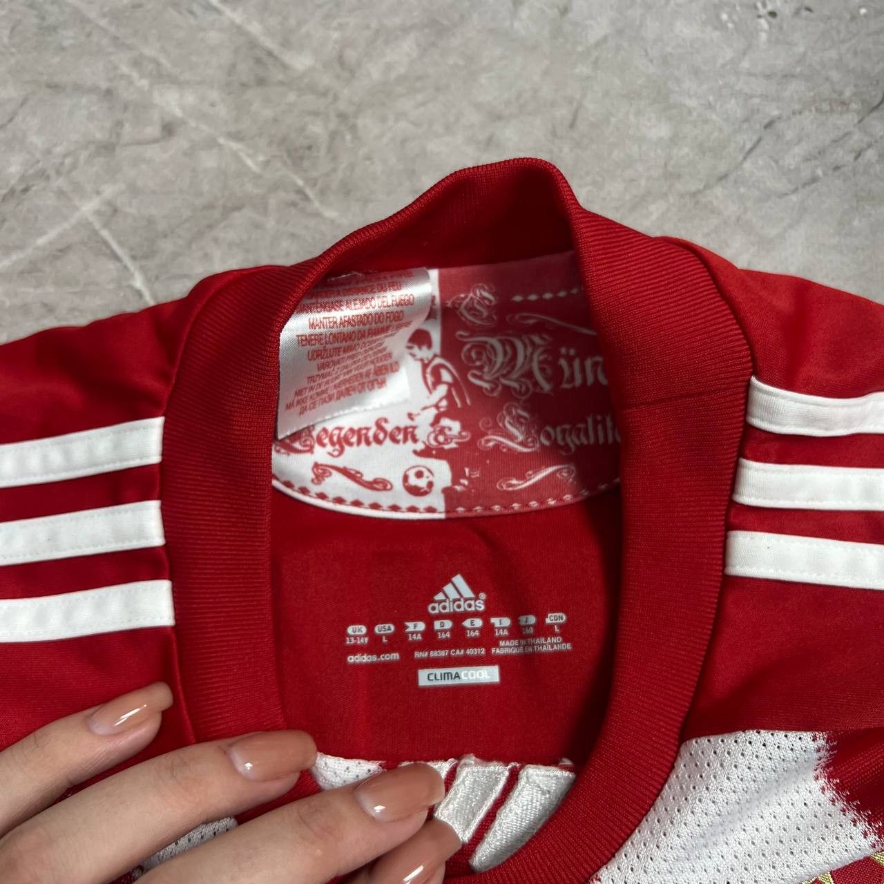 Adidas Adidas Bayern Munchen #Maxi 2009/2010 Y2K Football T-Shirt Size US XS / EU 42 / 0 - 6 Thumbnail