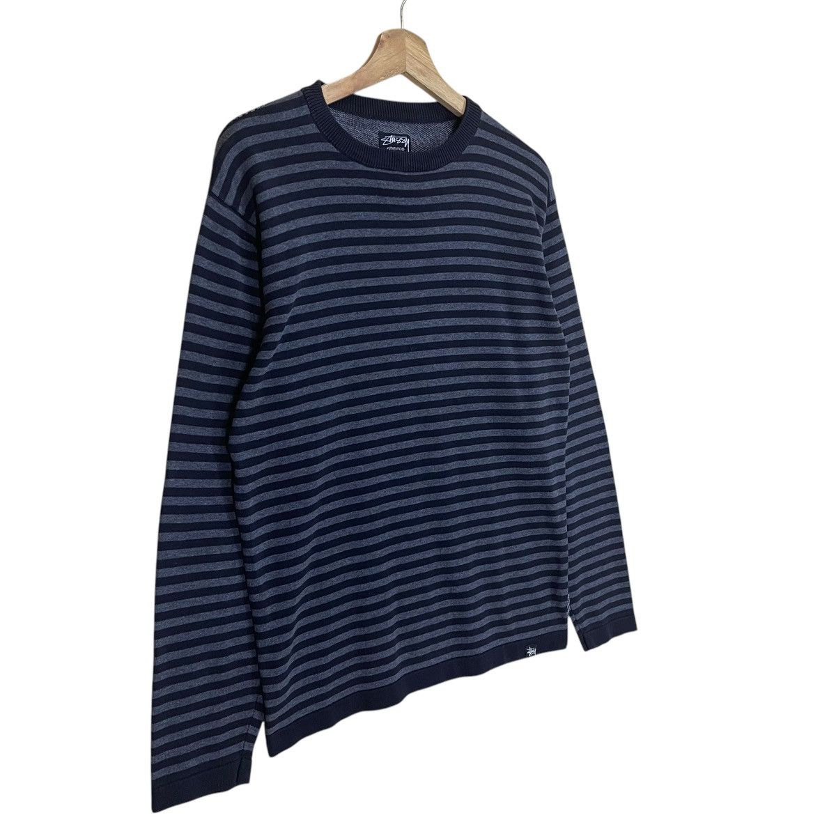 Japanese Brand × Stussy Stussy Small Logo Crewneck Sweatshirt Size US M / EU 48-50 / 2 - 2 Thumbnail
