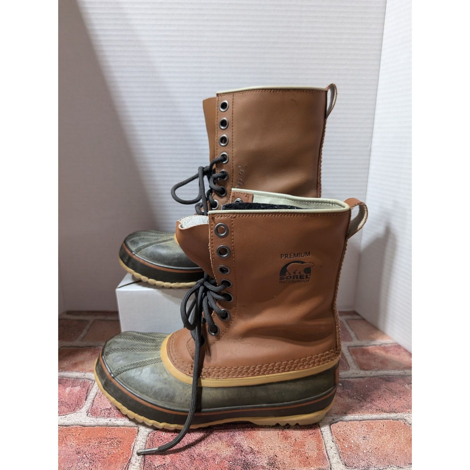 SOREL SOREL 1964 Premium Leather WATERPROOF Snow Boots Mens Sz 8 Size US 8 / EU 41 - 5 Thumbnail