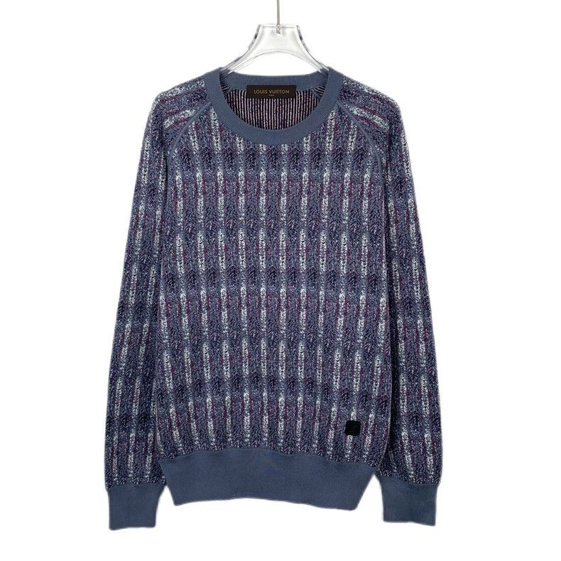 Louis Vuitton Louis Vuitton Purple logo logo cotton long-sleeve casual k Size US S / EU 44-46 / 1 - 1 Thumbnail