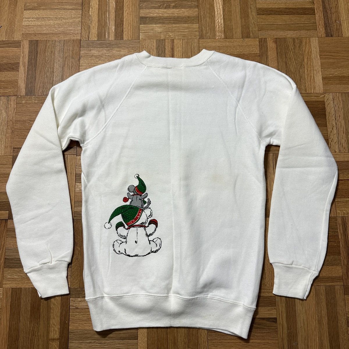 Velva Sheen Vintage Abraham & Strauss Christmas 1987 sweatshirt Size US S / EU 44-46 / 1 - 2 Thumbnail