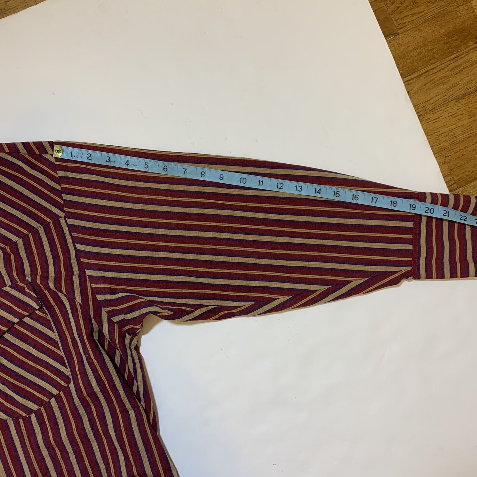 Vintage Stoneriver Outfitters Striped Pearl Snap Western Shirt Size US XL / EU 56 / 4 - 7 Thumbnail