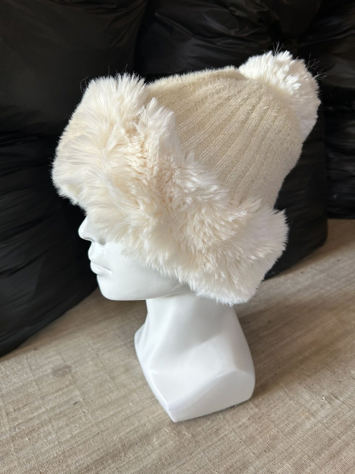 Japanese Brand × Kapital × Vintage RARE' Japanese Style Fur Beanie Hats 🎌☠️☠️ Size ONE SIZE - 3 Thumbnail