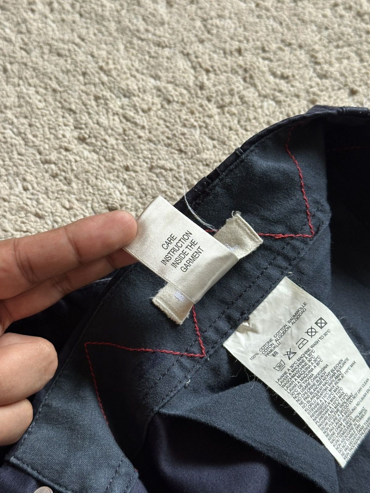 Diesel 2000s Diesel Navy Cargo Pant Size US 32 / EU 48 - 15 Thumbnail