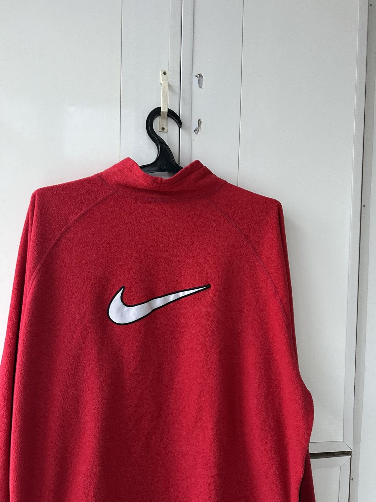 Nike Vintage Nike Fleece Jacket Big Logo Size US XL / EU 56 / 4 - 14 Thumbnail