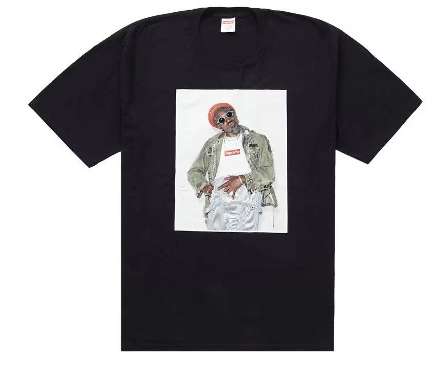Designer × Supreme 🔥 Supreme FW22 Andre 3000 Tee Shirt RARE! 2XL Size XXL 🔥 Size US XXL / EU 58 / 5 - 1 Thumbnail