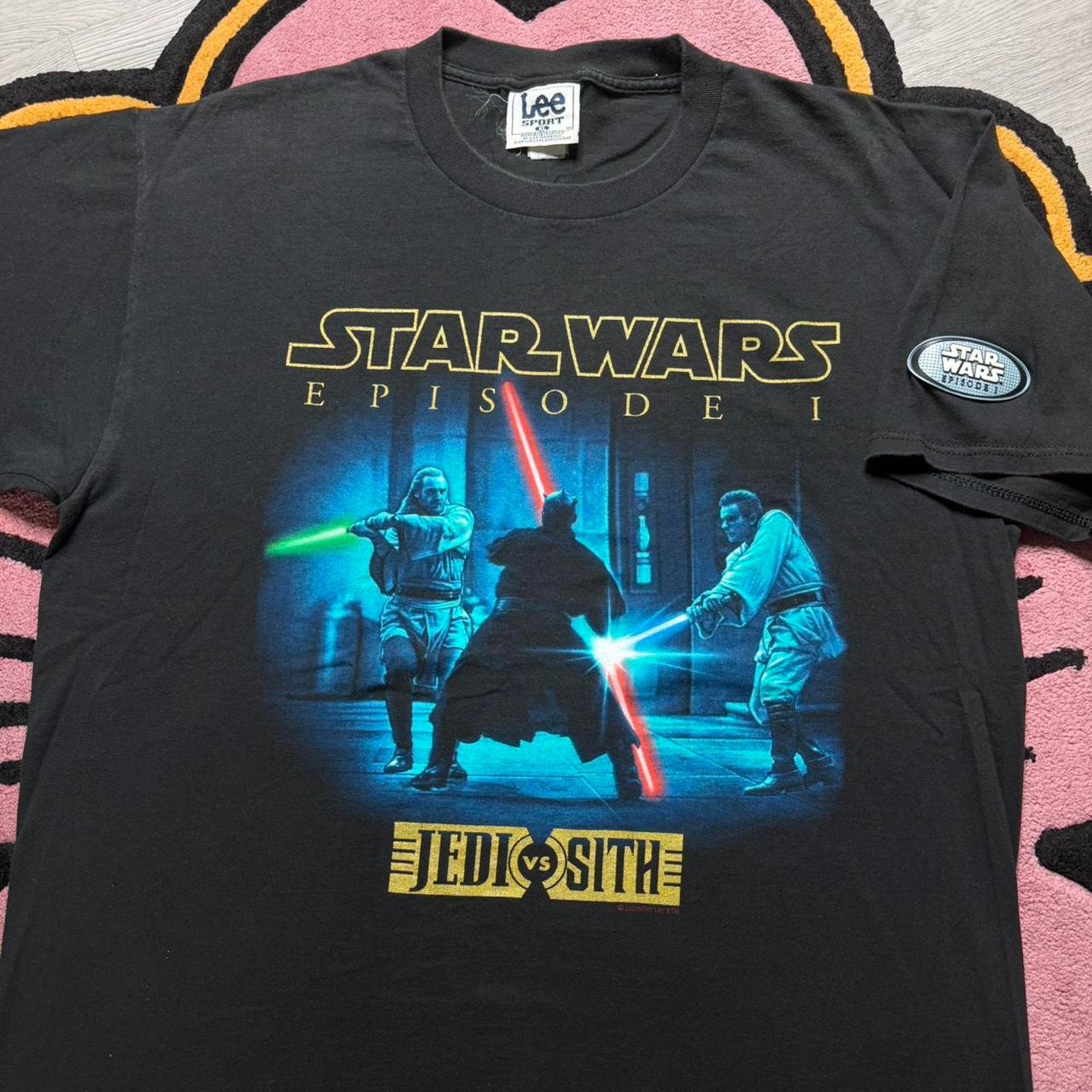 Vintage 90's Lee Sport Star Wars Episode 1 Graphic T-shirt