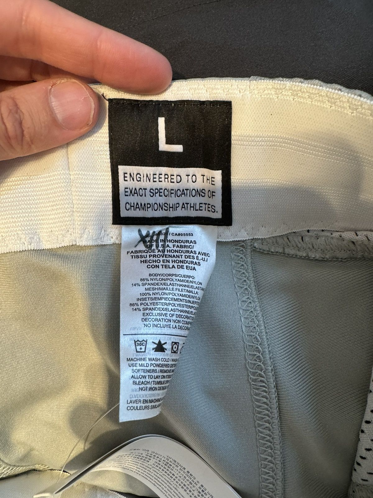Nike Nike Baylor University Football Pants Men's Large Grey NEW Size US 42 / EU 58 - 6 Thumbnail