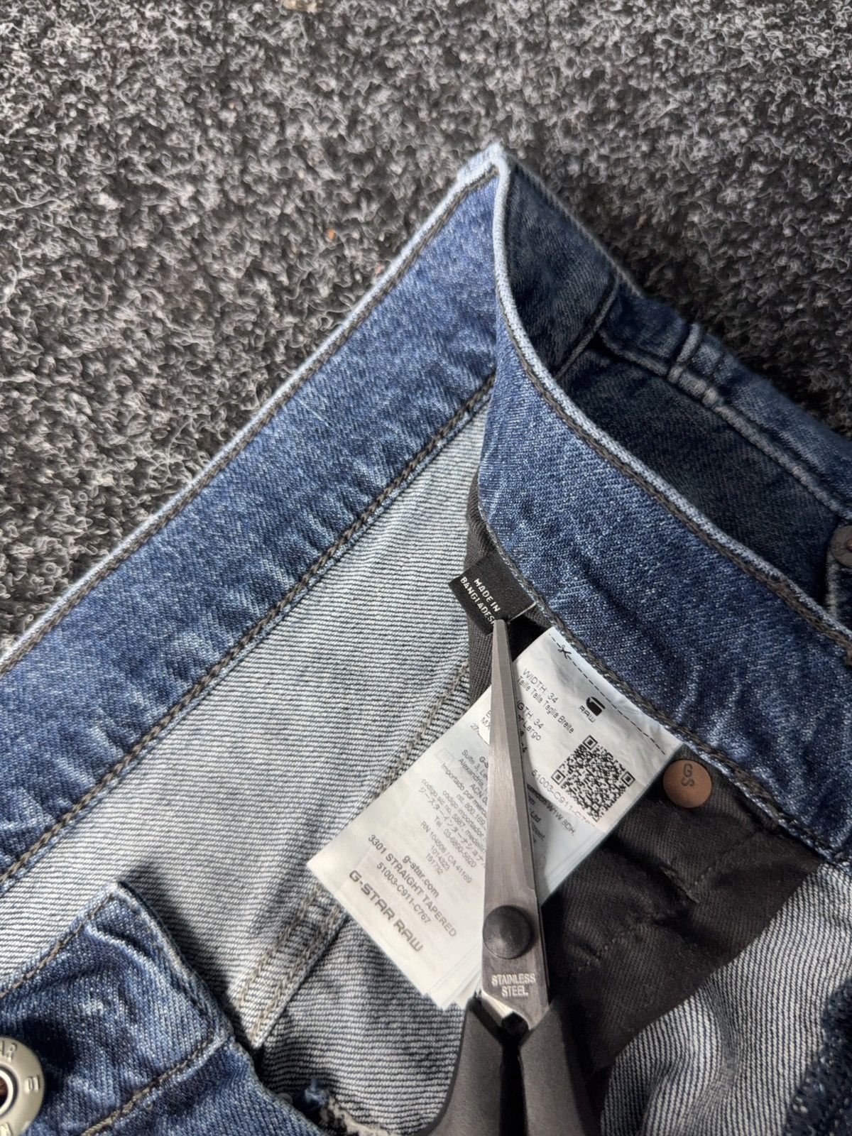 G-Star Vintage 00s G Star Raw Retro Denim pants jeans Y2K Size US 34 / EU 50 - 6 Thumbnail