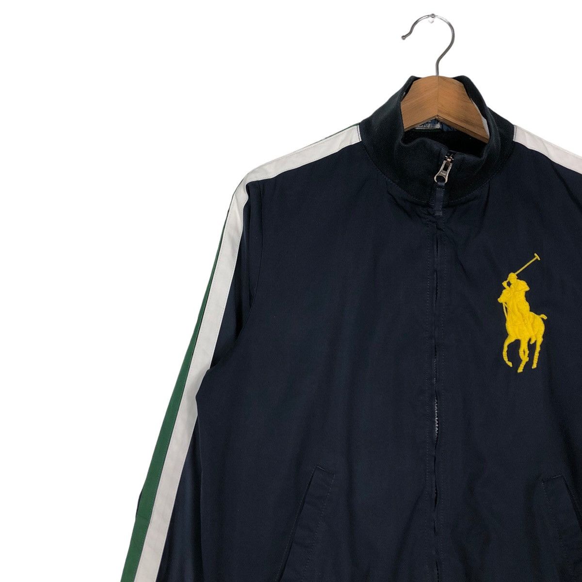 Japanese Brand 🔥Vintage Zipper Jacket Polo Ralph Lauren Big Pony Rare Size US L / EU 52-54 / 3 - 7 Thumbnail
