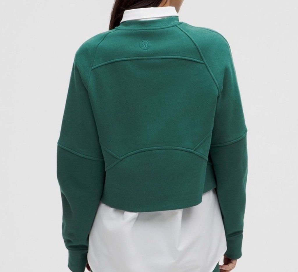 Lululemon LULULEMON SCUBA OVERSIZED PULLOVER STORM TEAL SIZE M/L NWT Size M / US 6-8 / IT 42-44 - 2 Thumbnail