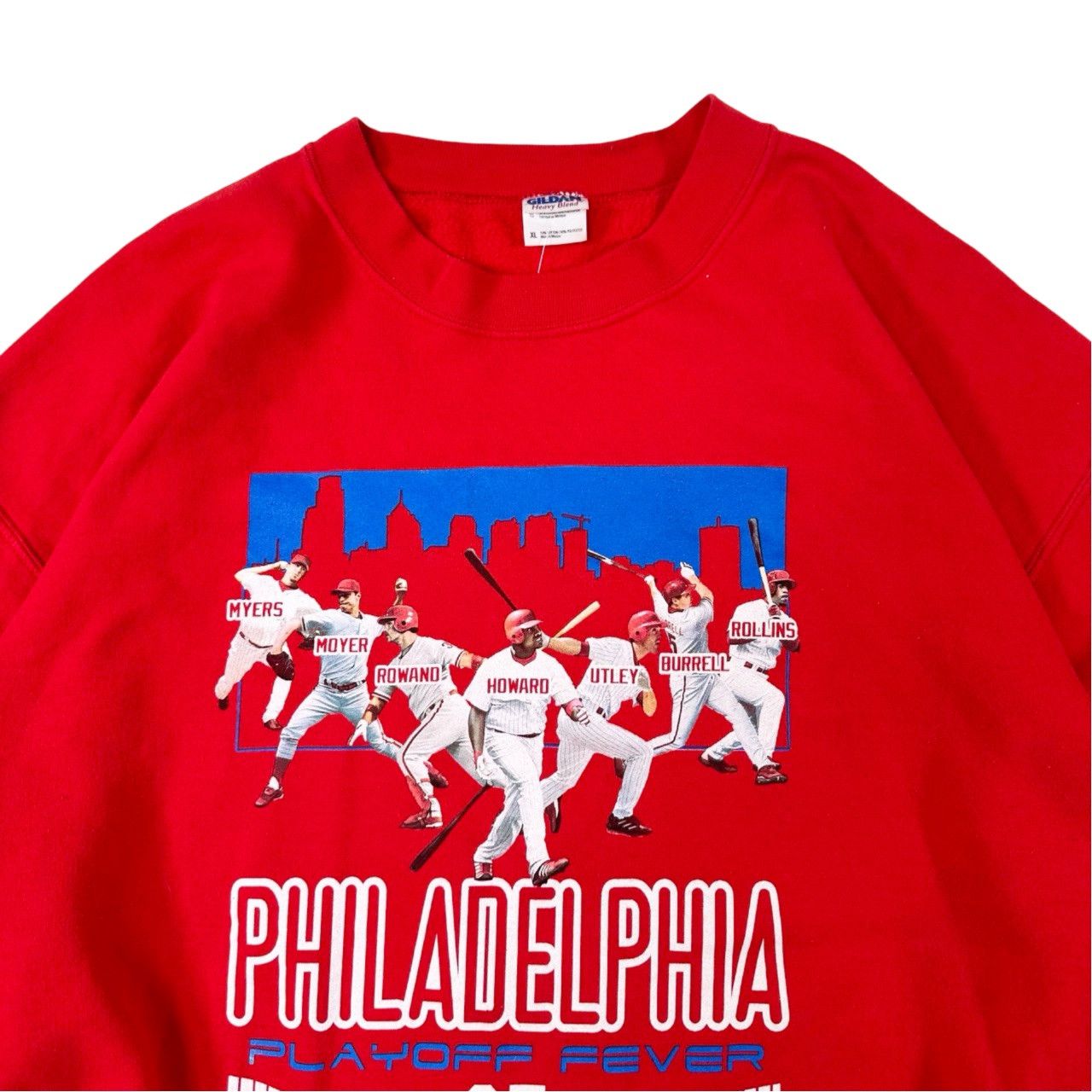 Vintage Vintage 07 Philadelphia Phillies Playoff Graphic Sweater Size US XL / EU 56 / 4 - 2 Thumbnail