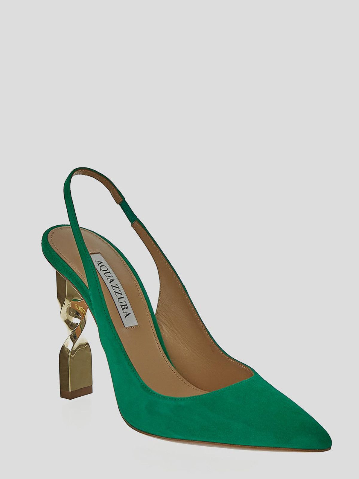 Aquazzura o1srvl11e1024 Pump in Green Size US 10 / IT 40 - 2 Thumbnail
