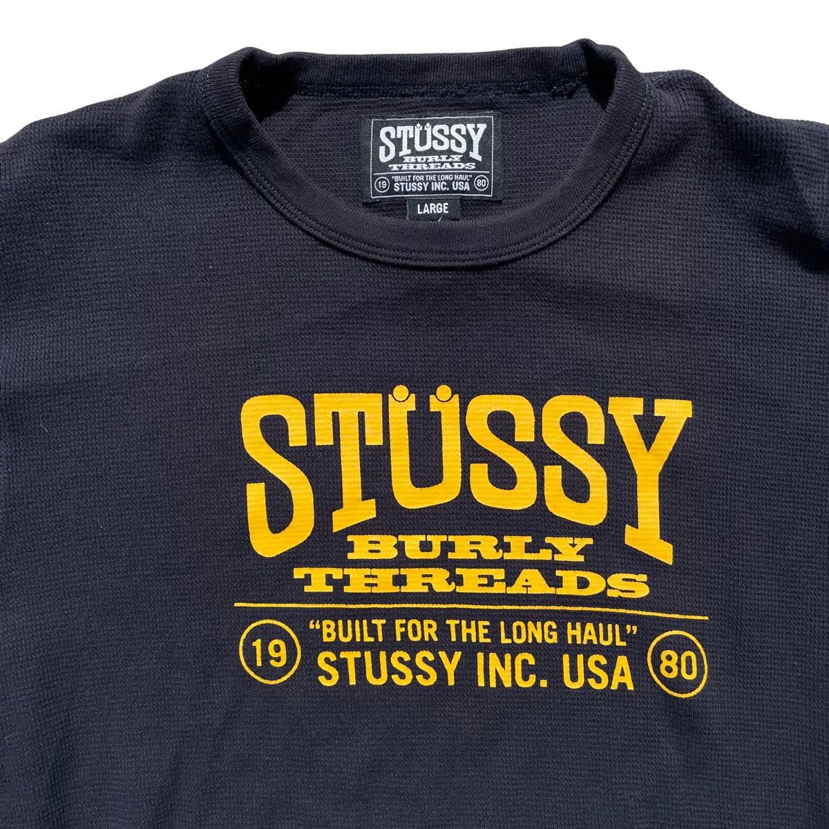 Stussy Stussy Burly Threads Thermal Long Sleeve Shirt Size Large Size US L / EU 52-54 / 3 - 2 Thumbnail