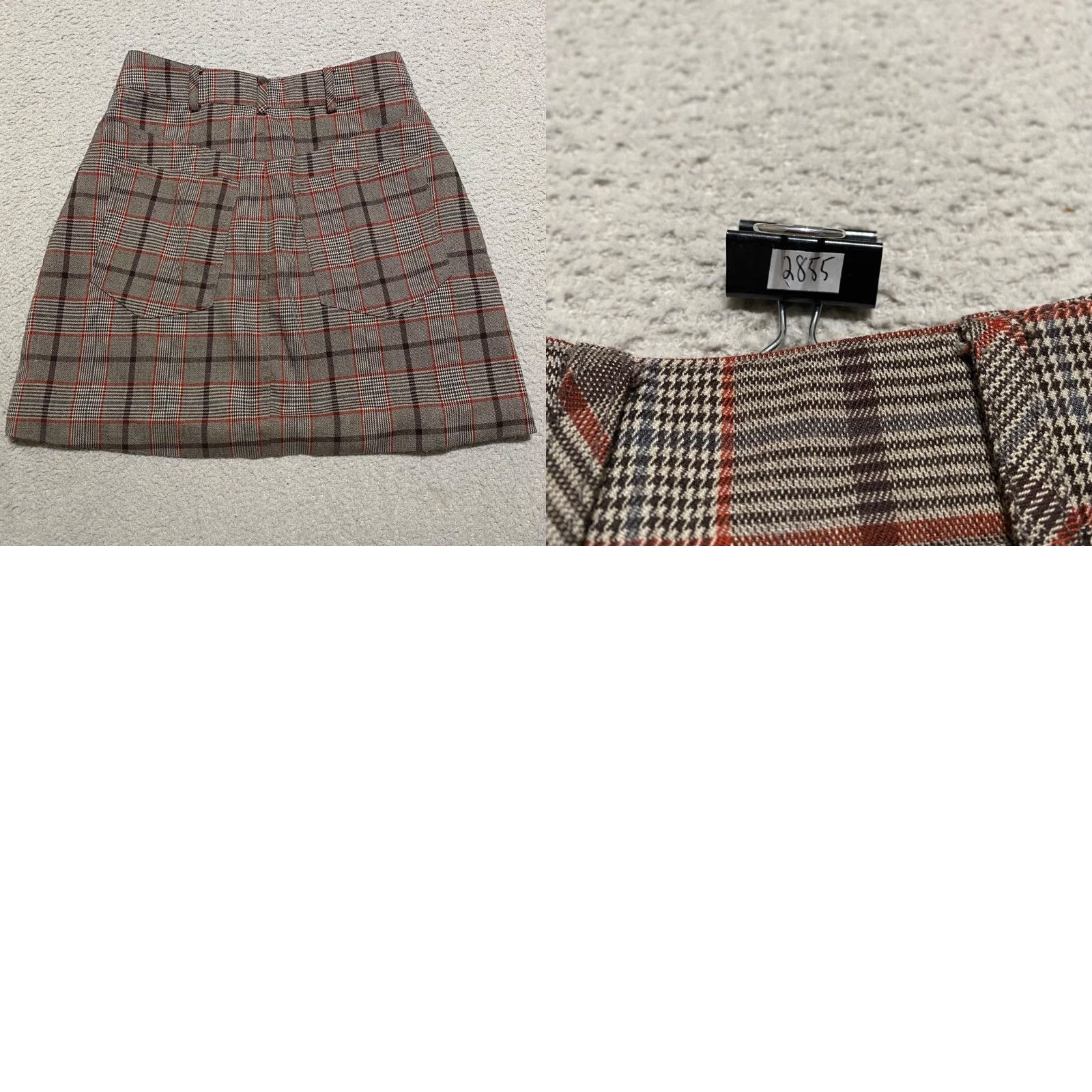 Reformation Reformation Womens sz 0 Skirt Multicolor Plaid Check Mini Size 26" / US 2 / IT 38 - 8 Thumbnail